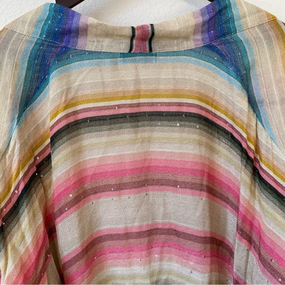 Mes Demoiselles Striped Cancun Kimono Coverup - Picture 8 of 16